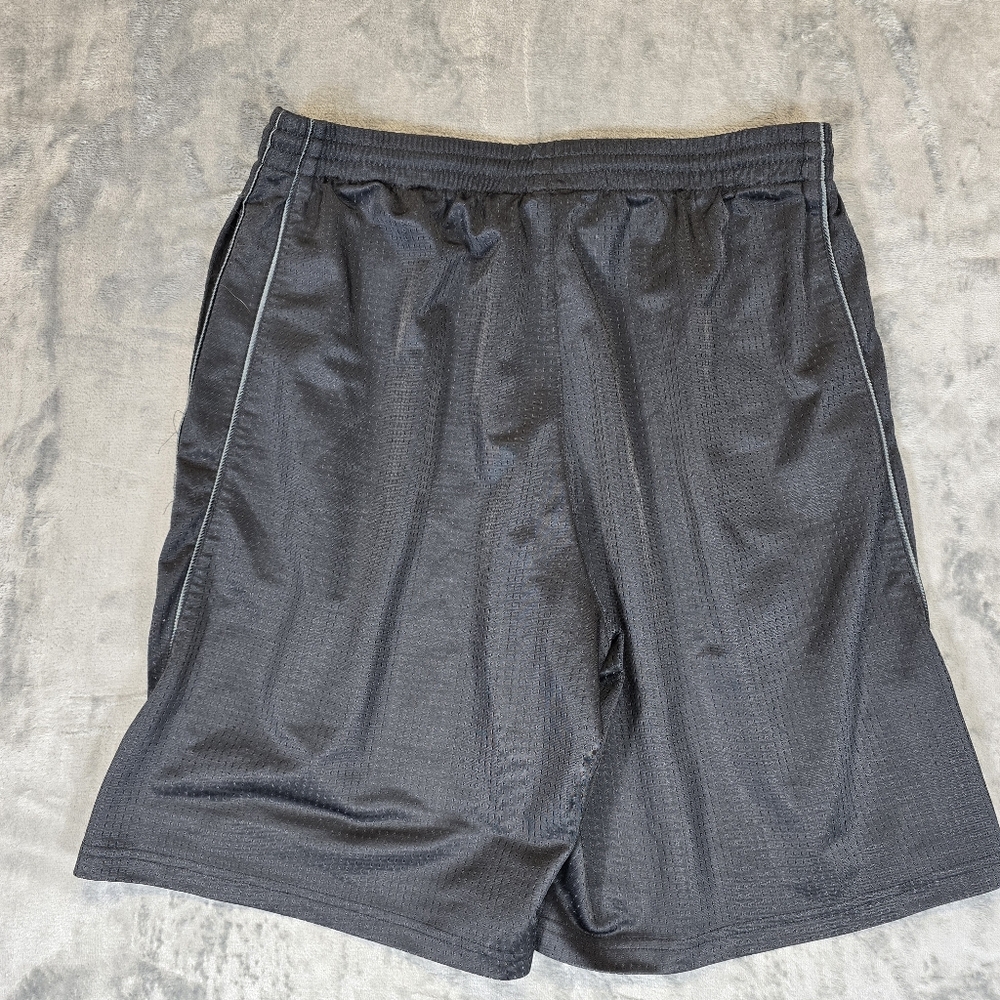 Reebok Mesh Basketball Training Shorts Size Large Black - Picture 5 of 5